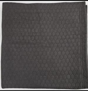Sferra Favo 4250 100% Cotton Pique ONE EURO Pillowsham Charcoal